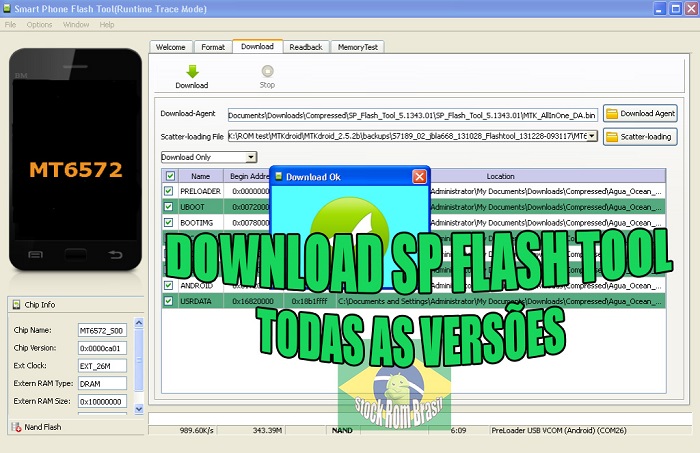 Download SP FLASH TOOL [ Todas as Versões ]