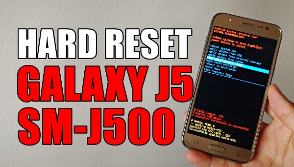 HARD RESET NO SAMSUNG GALAXY J5 SM-J500M