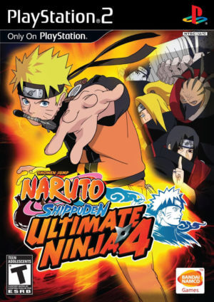 Naruto Shippuden: Ultimate Ninja 4 ROM ISO Emulador Playstation 2 PS2