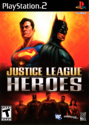 Justice League Heroes ROM ISO Emulador Playstation 2 PS2
