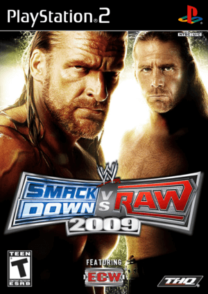 WWE SmackDown vs Raw 2009 ROM ISO Emulador Playstation 2 PS2